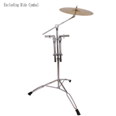 Standard Professional Pedal Control Style Double Tom Drum Stand Silver & Black