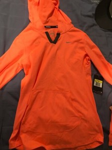 peach nike hoodie
