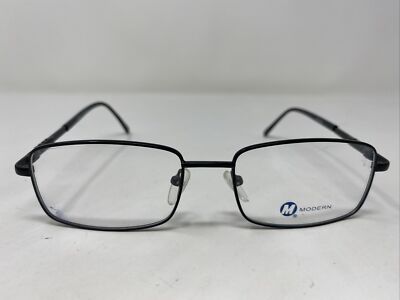 Modern TACTIC BLACK 53-18-140 Metal Full Rim Eyeglasses Frame TE47