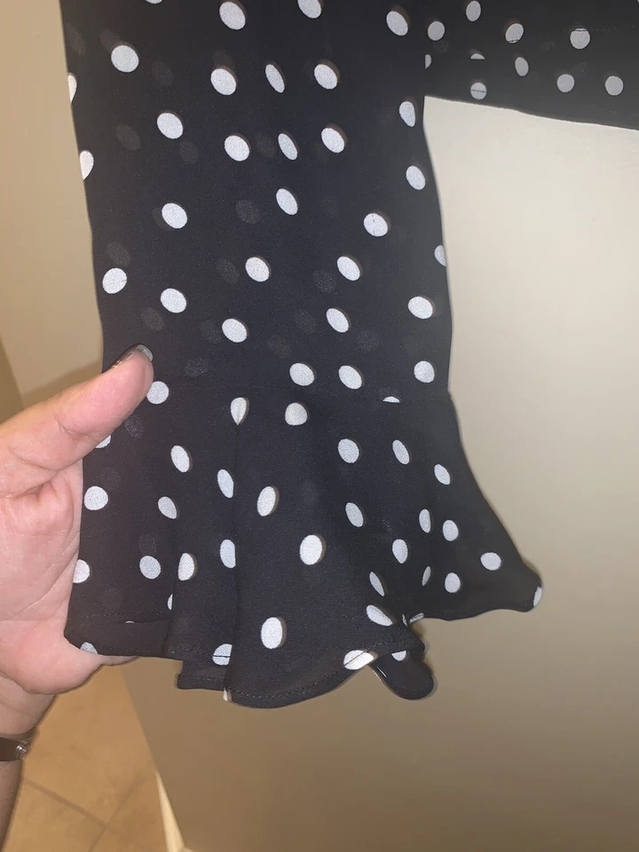 Top de lunares de seda Talbots Foto 4 de 4