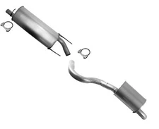 Middle Muffler & Axle Pipe Resonator MADE IN USA for Dodge Durango 5.7L 04-08