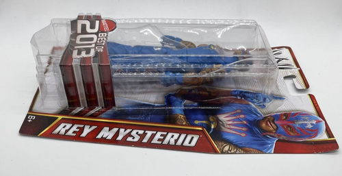 WWE Rey Mysterio Best of 2013 Series Wrestling Figure 619 Blue Attire Luchador - Bild 9 von 9
