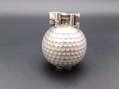 Seltener antiker Dunhill Golfball Benzinfeuerzeug - Sterlingsilber 925 - BA08-1495 - Bild 6 von 21