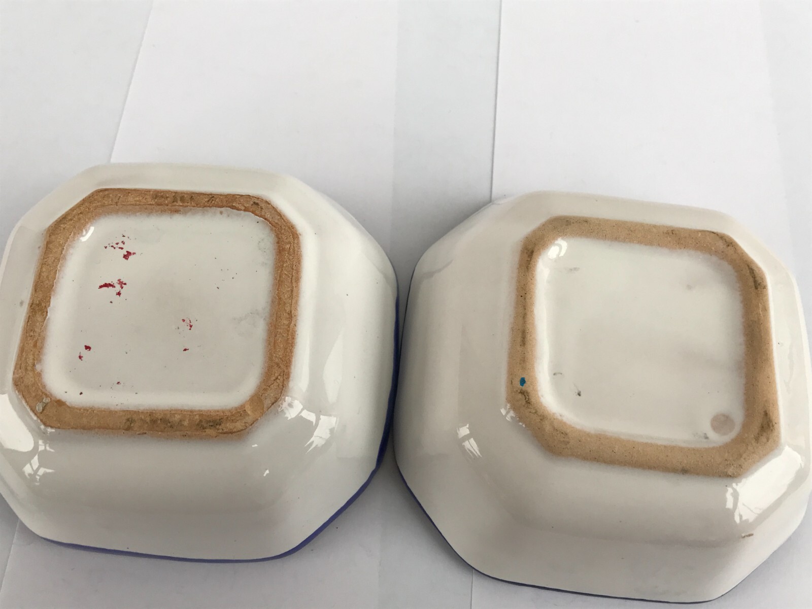 two small continental faience pottery fish decorated dishes eBay