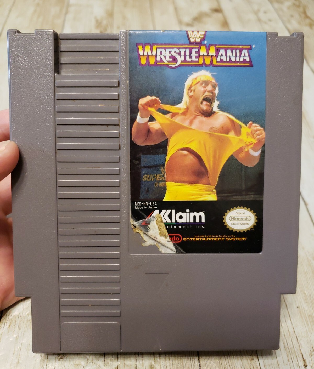 WWF WrestleMania (Nintendo Entertainment System, 1988) NES AUTHENTIC 