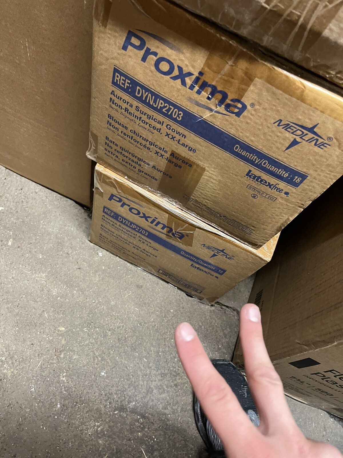 Proxima DYNJP2703 Aurora Surgical Gowns XXL Box Of 18 eBay