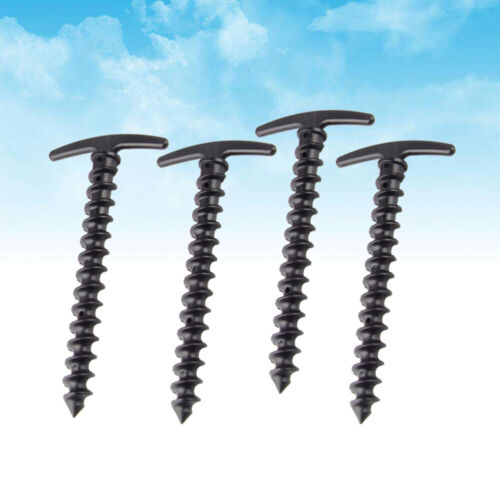 10 Pcs Tent Stakes Tent Peg Stakes Beach Accessories Sand Stakes Screw Tent Pegs