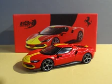 BBR MODELS 1/64  FERRARI 296 GTB ROSSO CORSA ASSETTO FIORANO