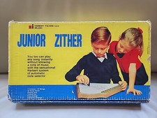 Vintage Jr. Zither La Cetra Magica Harbert Italiana Milano Music Tools