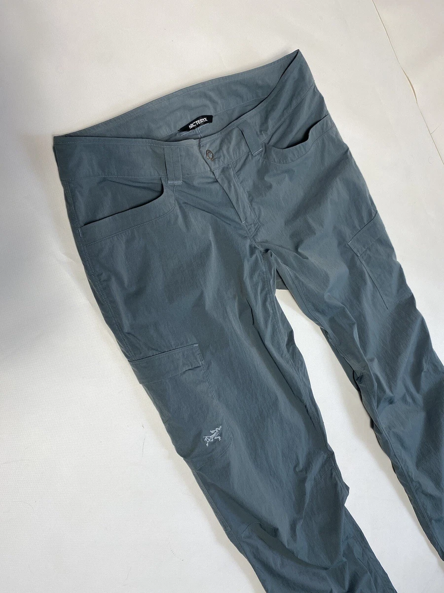 Arcteryx Parapet Nylon Hiking Pants Women s Gray Size 10 32