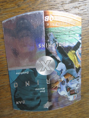 1998 Upper Deck SPx Dan Marino Die Cut Hologram #25 Football Card - Picture 5 of 8