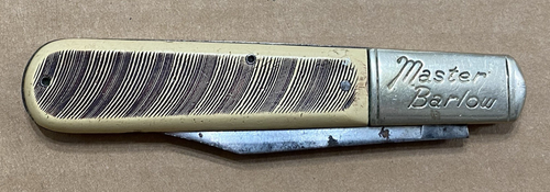 VINTAGE MASTER BARLOW COLONIAL PROV. USA FOLDING POCKET KNIFE ~ SINGLE 4" BLADE