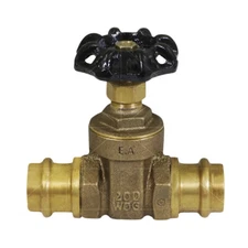 1/2"in-2"in Midline Valve Brass Gate Valve Press Connection Pipe Plumbing USA