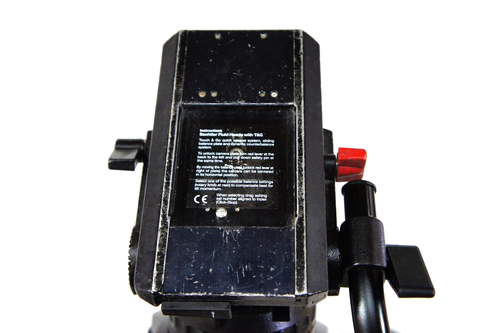 SACHTLER VIDEO V18 MARK III PLT CARBON TRIPOD GRSPR T-PAN TDK TUBE SERVICED 44Lb - Picture 7 of 15