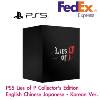 PS5 Lies of P Collector's Edition English Chinese Japanese - Korean Ver.