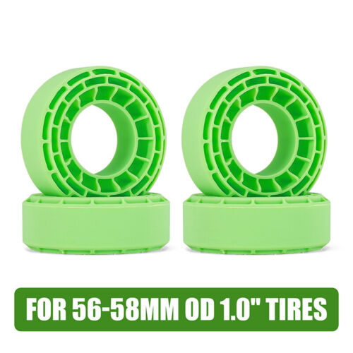 INJORA 4 piezas Inserciones de goma de silicona impermeables para neumáticos 56-58 mm 1,0" - Imagen 21 de 22