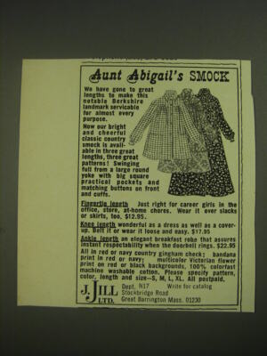 1974 J. Jill Smocks Advertisement - Aunt Abigail's Smock | eBay