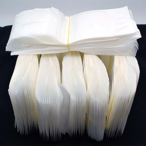 1000 Zip Zipper Lock Bags Clear Plastic White Back 3.5" x 6.25" Seal Reclosable - Picture 6 of 6