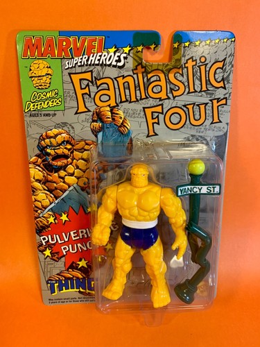 1992 Marvel Super Heroes THE THING Fantastic Four - EXC New - ToyBiz - Picture 3 of 10