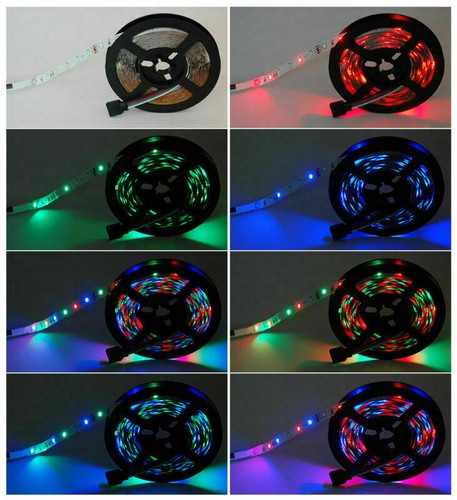 5M 10M 15M 3528 RGB LED Strip Lights Tape + IR Music Control Remote + Power - Picture 26 of 26