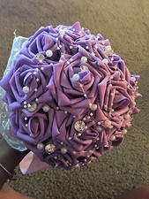 Wedding Bouquets Bridal Silk Flower Holder Brooch Decoration Pearl