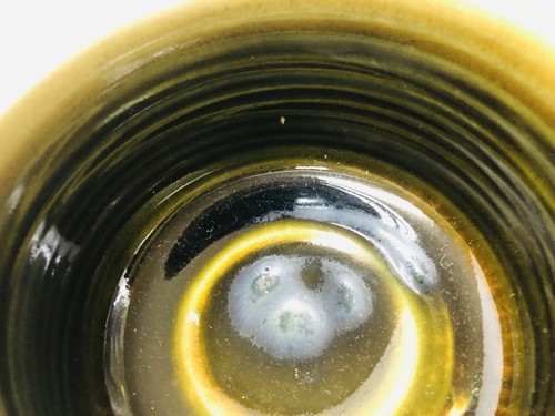 Y3725 CHAWAN Seto-ware caja firmada Japón antigua ceremonia del té tazón taza cerámica - Imagen 6 de 12