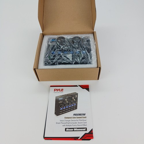 Podcast YouTube Audio Live Sound Card & Voice Changer & Effects PYLE PKSRCD208 - 第 4/12 張圖片