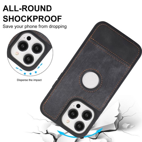 For iPhone 15 14 Plus 13 12 11 Pro Max Leather Case Advanced Shockproof Cover - Picture 8 of 50