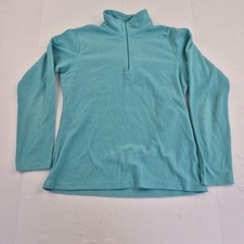 MOUNTAIN WAREHOUSE Fleece Medium Blue Womens 1/4 Zip Mock Neck Jumper