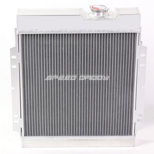 FOR 64-66 FORD MUSTANG PONY 3-ROW ALUMINUM CORE RACING RADIATOR+PULL FAN SHROUD - Picture 3 of 5