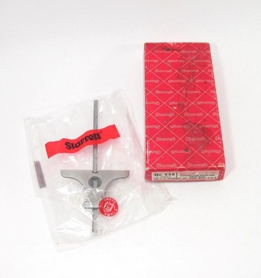 L.S. Starrett No 236 Combination Depth & Angle Gage Machinist 610N Rule Gauge