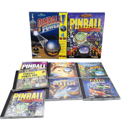 3D Ultra Pinball Power Achterbahn PC Spiel 2x Big Box 7 CDs ü. 40 Flipper Sierra