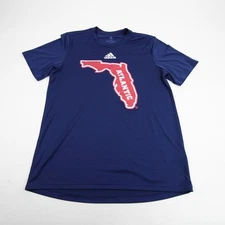 Florida Atlantic Owls adidas Aeroready Short Sleeve Shirt Men's Navy/Red Used