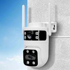 6MP WLAN Überwachungskamera Aussen 360° PTZ Automatische Verfolgung Nachtsicht