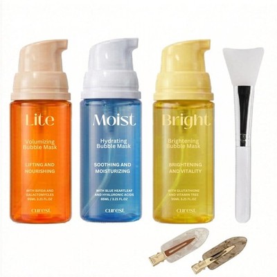 Beejong Curest Micro Bubble Mask - K-Beauty No-Wash Sheet-Free Luminous Glow -