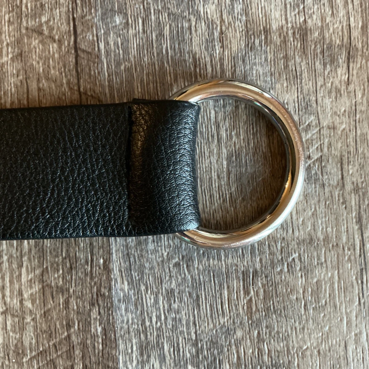 B-Low The Belt Black Leather Ring Wrap Belt Made USA Size O/S B-Low The Belt Black Belts for Women for sale | eBay main image 3