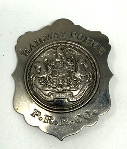 PRR Police badge Pennsylvania Railroad obsolete