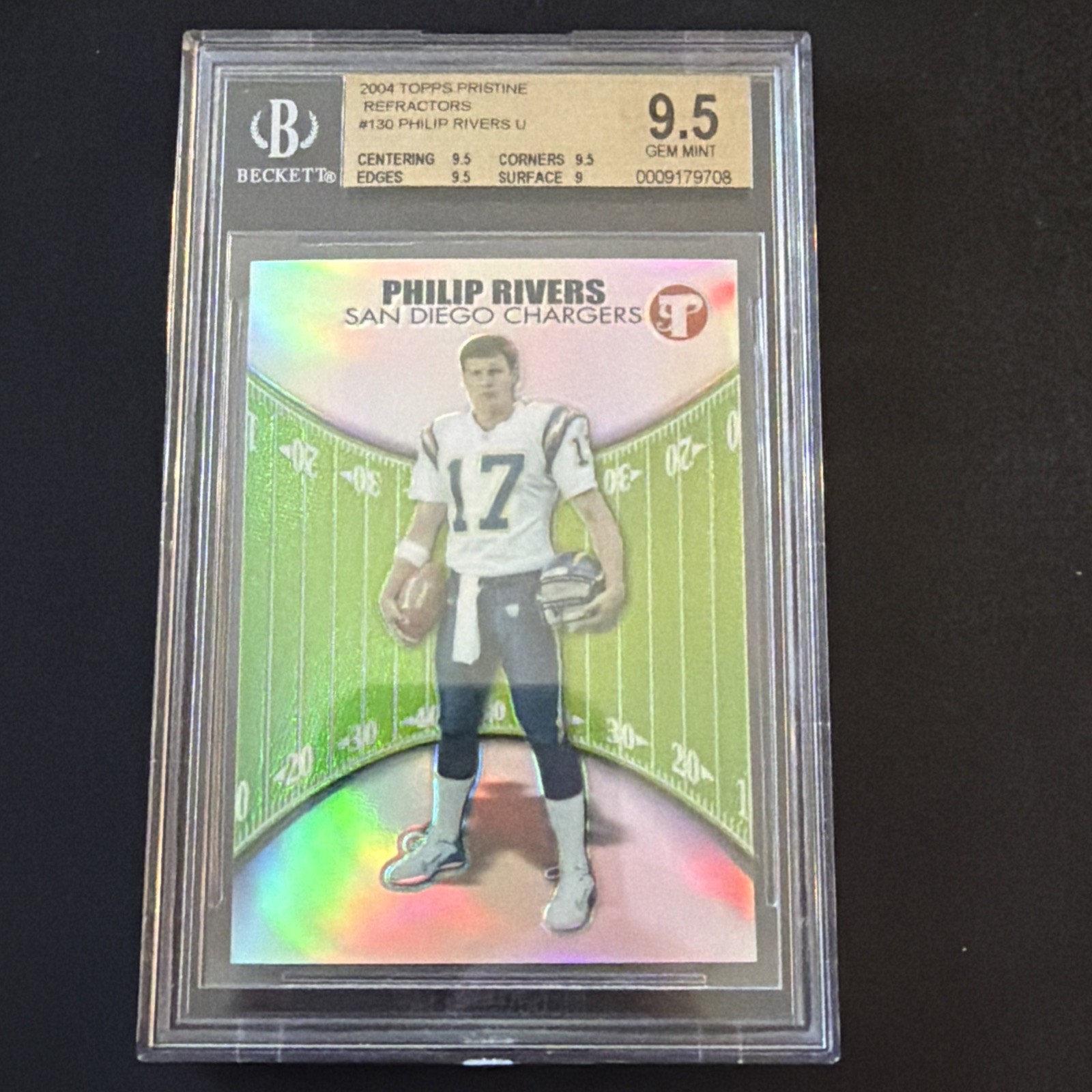Philip Rivers Topps Pristine #130 Refractor