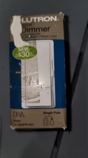 Lutron DIVA 600W Light Dimmer Dv 600pr Wh