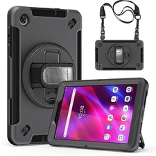 Case for Lenovo Tab M8 4th Gen 2023 - Shockproof with 360  Rotatable Kickstand