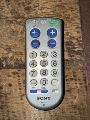 Sony Big Button Universal Programmable Remote Control RM-EZ2