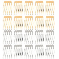 20 PCS Small Tiny Metal Side Hair Combs for Women Girls, Small, Gold,Silver