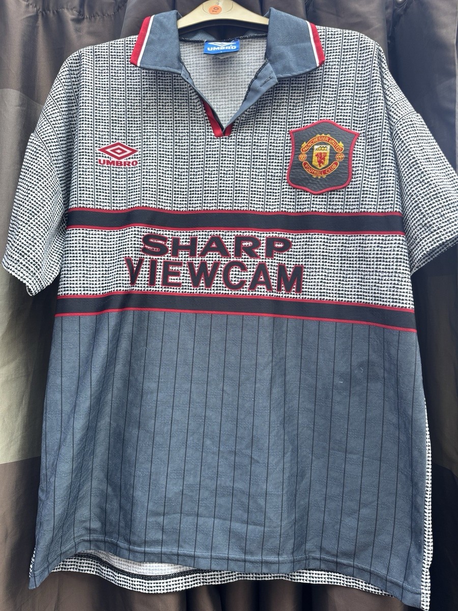 Authentic Manchester United 92-94 Away Shirt Umbro Sharp Viewcam