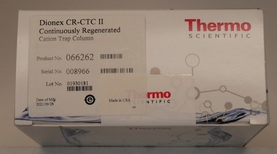 Thermo Dionex CR-CTC II Cation Trap Column P/N 066262 - New/Sealed