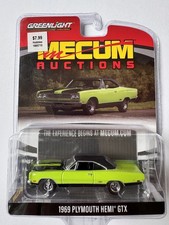 Greenlight MECUM Auctions 1969 Plymouth HEMI GTX 1:64