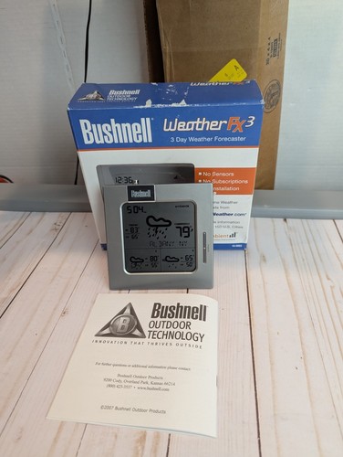Bushnell Weather FX3 3 Day Forecaster (Missing Battery Cover) - Works