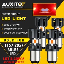 2-20 Auxito 1157 2057 Red Led Stop Turn Signal Brake Tail Light Bulbs Bay15d Kp8