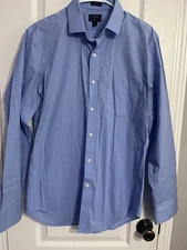 J. Crew Thompson Heritage Wrinkle Free Button Down Shirt M 15-15 1/2
