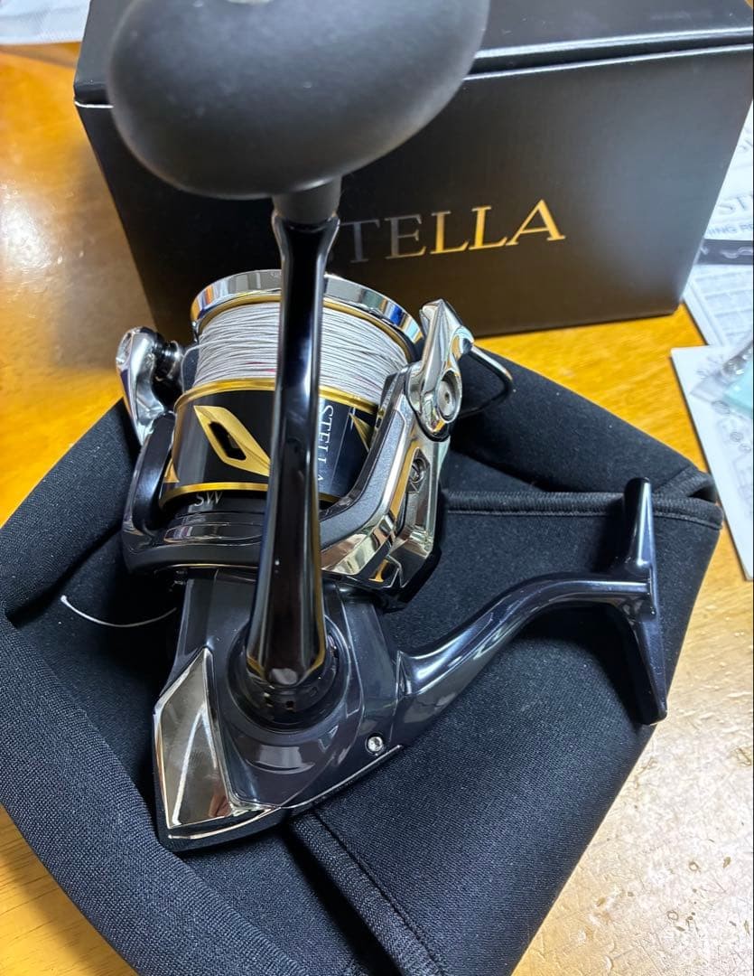 Shimano Stella 14000XG Spinning Reel Used PE Line 200m Smooth Condition - Image 4