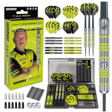 Complete 50 Piece MvG Darts Set  90 Tungsten  Accessories